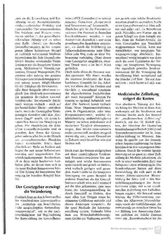 Vorschauseite 2: Furcht vor Veränderung