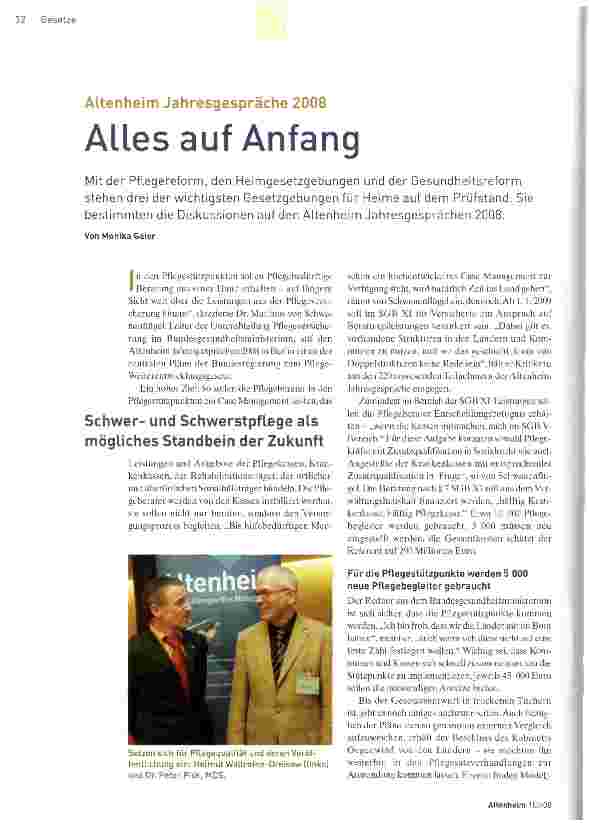Vorschauseite 1: Alles auf Anfang