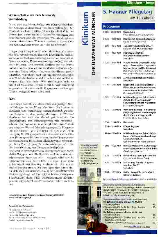 Vorschauseite 3: Akademische Spezialisierung in der Pflegepraxis