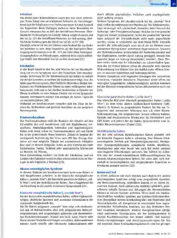 Vorschauseite 4: Rabies - intensivmedizinische und intensivpflegerische Herausforderung
