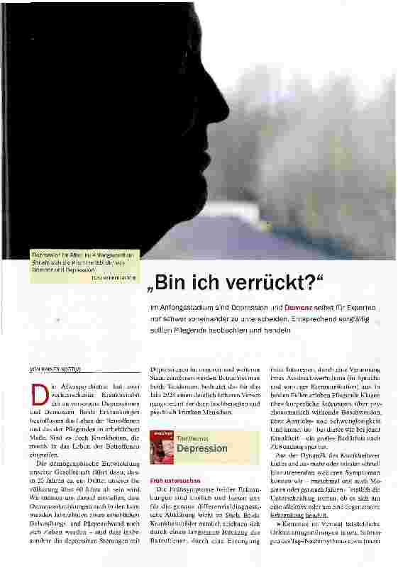 Vorschauseite 1: Bin ich verrückt?