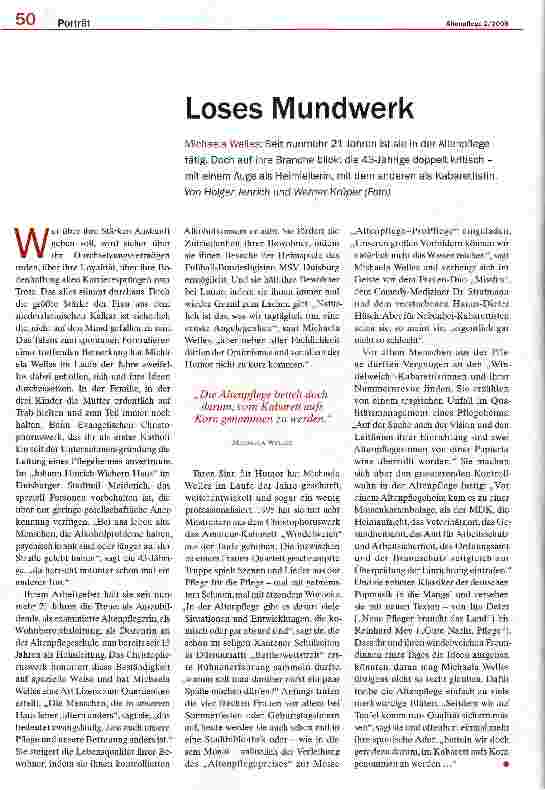 Vorschauseite 1: Loses Mundwerk