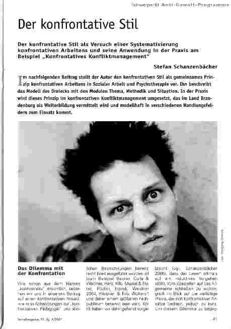 Vorschauseite 1: Der konfrontative Stil