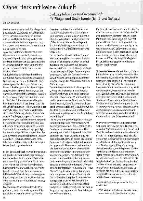 Vorschauseite 1: Ohne Herkunft keine Zukunft