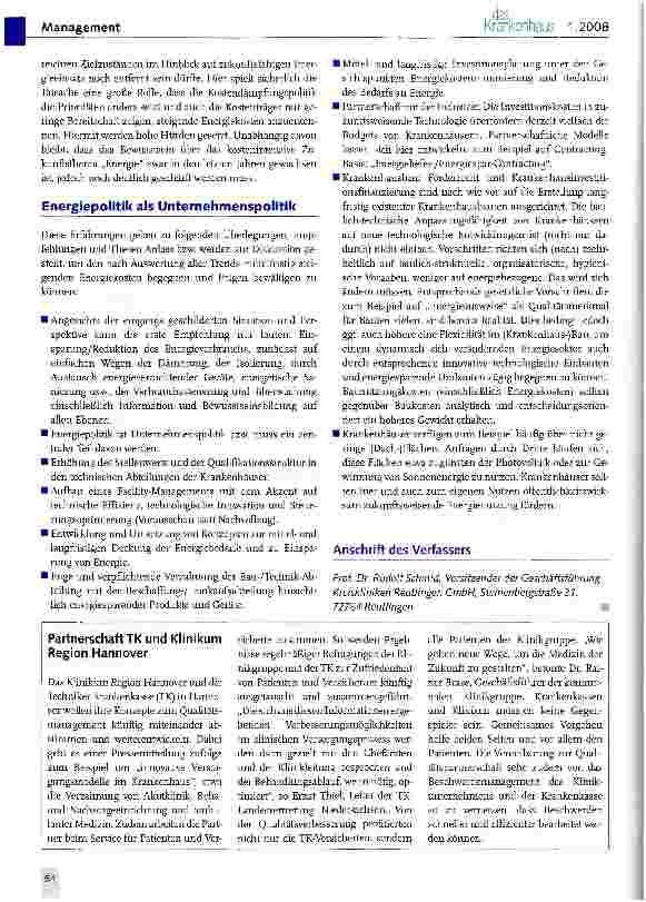 Vorschauseite 4: Energiekosten - ein vernachlässigtes Zukunftsthema