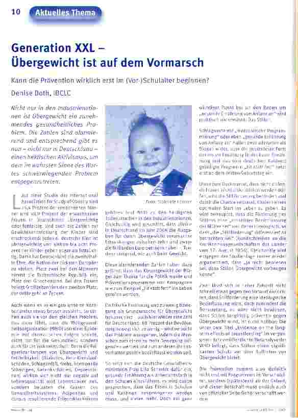 Vorschauseite 1: Generation XXL - Übergewicht ist auf dem Vormarsch