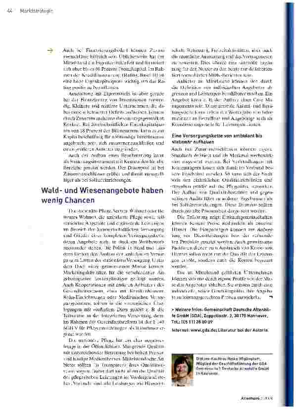 Vorschauseite 3: Schärfen Sie Ihr Profil