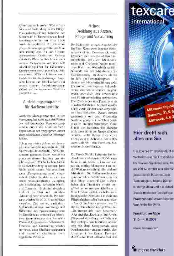Vorschauseite 4: Die Kunst, im Klinikum menschlich zu dirigieren