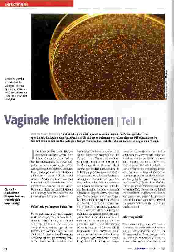 Vorschauseite 1: Vaginale Infektionen | Teil 1