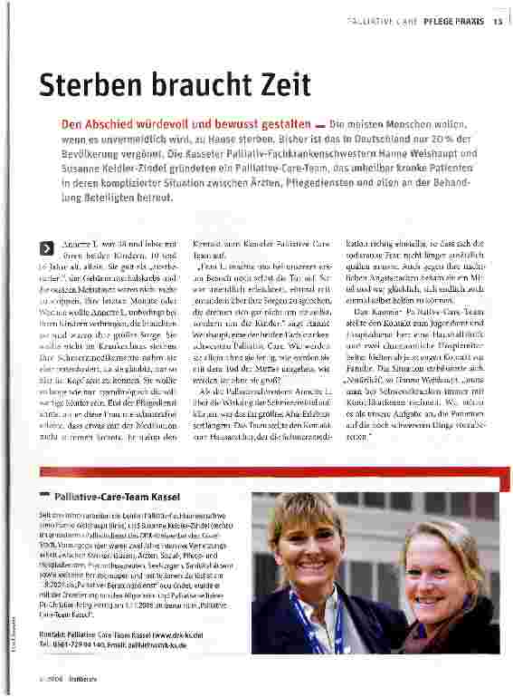 Vorschauseite 1: Zuhause sterben