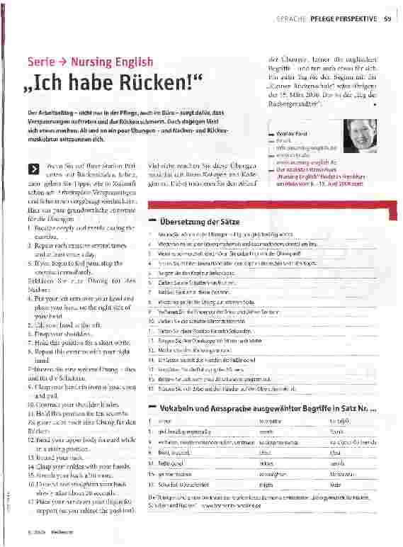Vorschauseite 1: Ich habe Rücken!