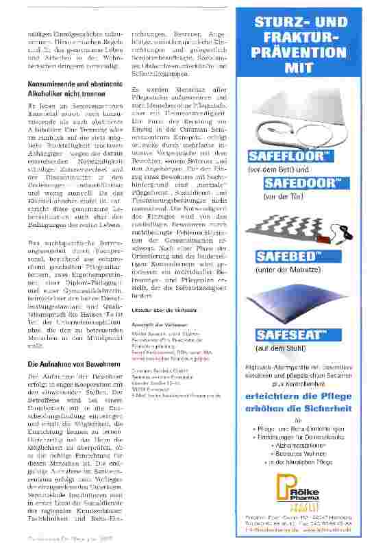 Vorschauseite 2: Wegen der Sucht ins Altenheim