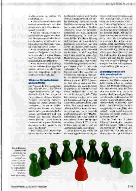 Vorschauseite 3: Medizinische 9P Kompetenz allein genügt nicht