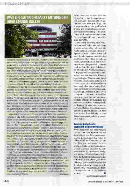 Vorschauseite 4: Medizinische 9P Kompetenz allein genügt nicht