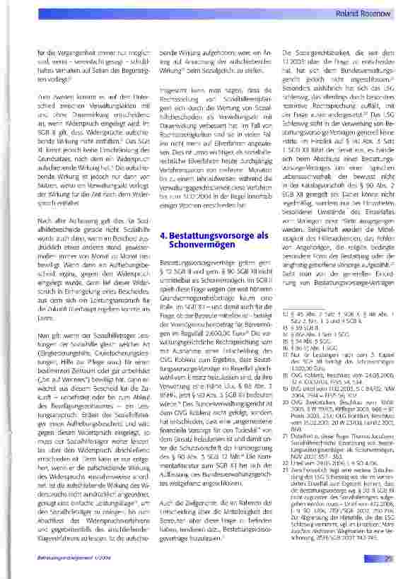 Vorschauseite 3: Aktuelles zum Grundsicherungsrecht