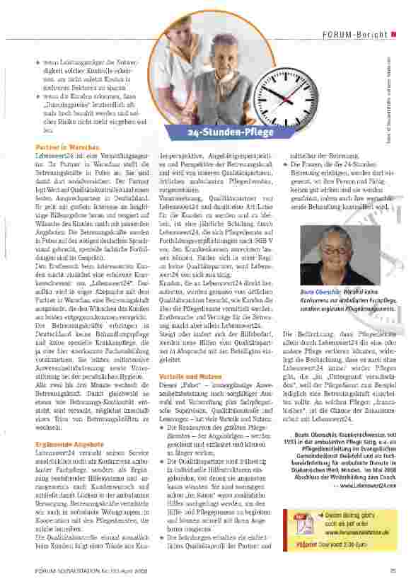 Vorschauseite 2: Lücken schließen durch Qualitätspartnerschaft