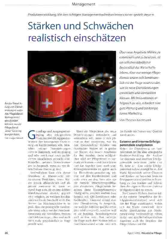 Vorschauseite 1: Stärken und Schwächen realistisch einschätzen