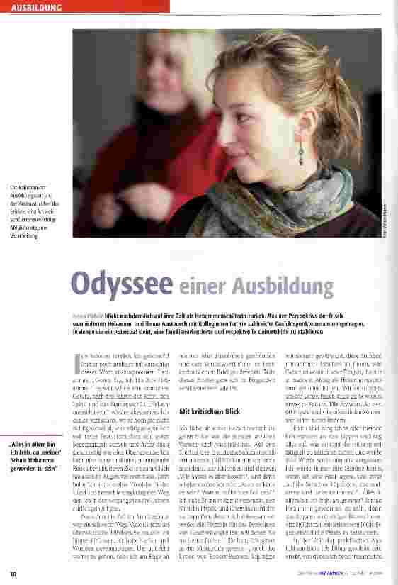 Vorschauseite 1: Odyssee einer Ausbildung