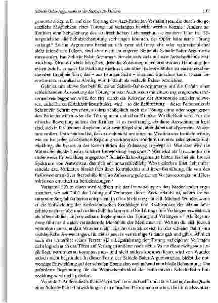 Vorschauseite 3: Schiefe-Bahn-Argumente in der Sterbehilfe-Debatte