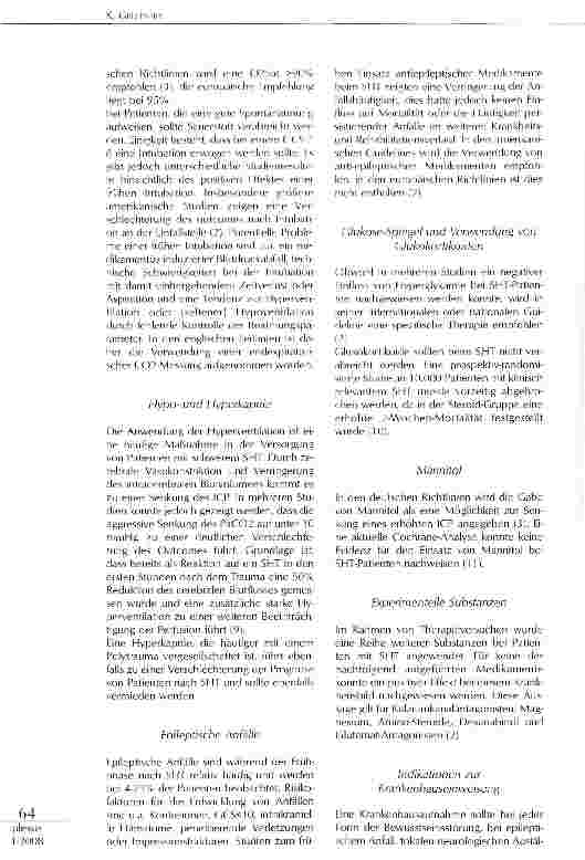 Vorschauseite 4: UNTERSUCHUNG UND ERSTVERSORGUNG NEUROTRAUMATOLOGISCHER PATIENTEN