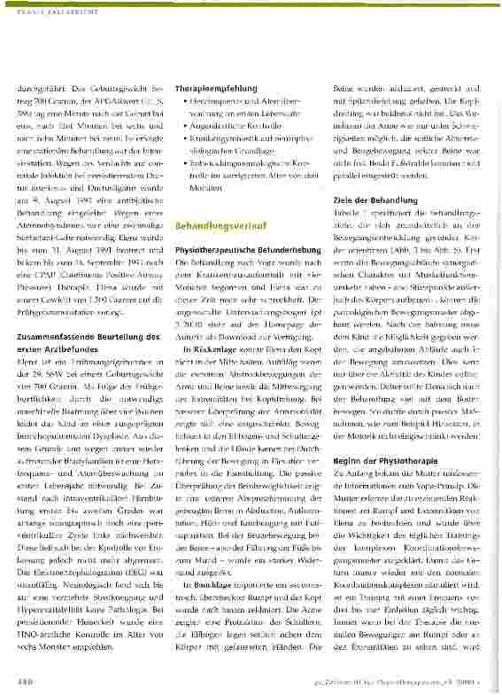 Vorschauseite 6: Physiotherapie bei neurologisch bedingten Bewegungsstörungen im Kindesalter