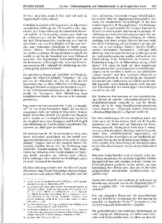 Vorschauseite 2: Behindertenpolitik und Behindertenrecht in der Europäischen Union - Teil 2