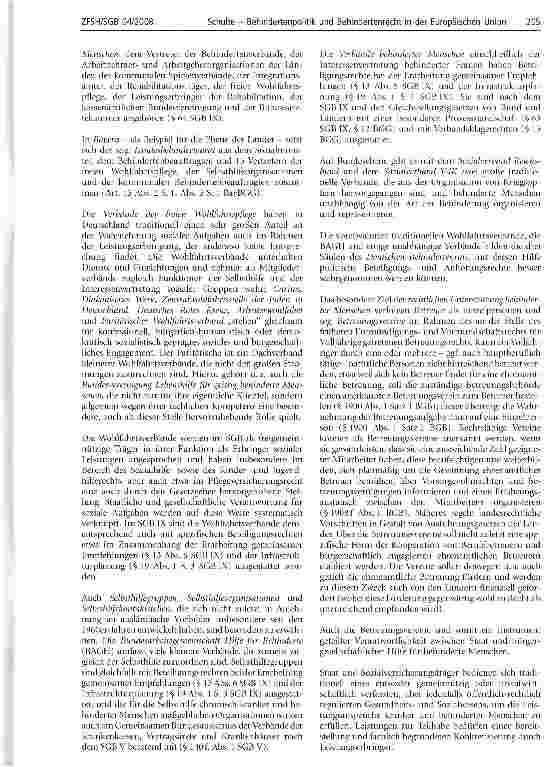 Vorschauseite 6: Behindertenpolitik und Behindertenrecht in der Europäischen Union - Teil 2