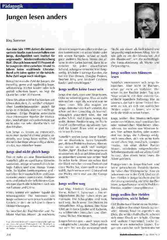 Vorschauseite 1: Jungen lesen anders