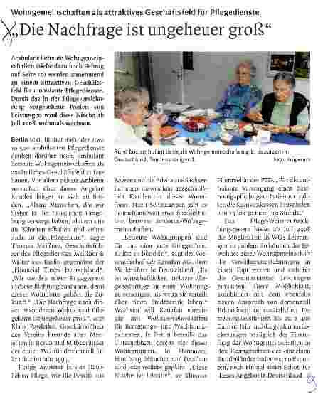 Vorschauseite 1: Die Nachfrage ist ungeheuer groß