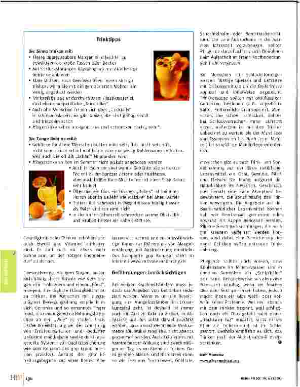 Vorschauseite 3: Fantasie kontra Dehydratation