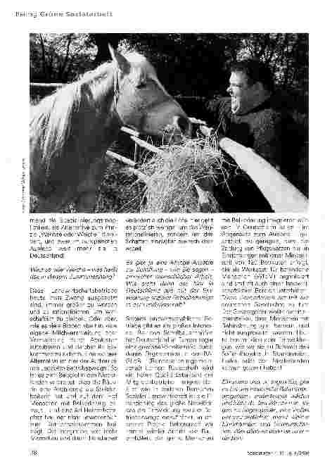 Vorschauseite 2: Was ist SoFar, Herr van Elsen?- Über Soziale Landwirtschaft, Grüne Sozialarbeit und zugleich ein kleines Loblied auf alternatives, soziales Unternehmertum