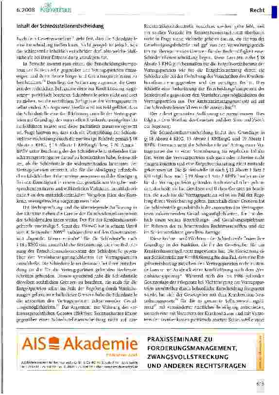 Vorschauseite 3: Rechtliche Grundsätze des Genehmigungsverfahrens von Krankenhausentgelten