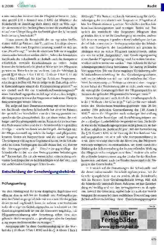 Vorschauseite 4: Rechtliche Grundsätze des Genehmigungsverfahrens von Krankenhausentgelten