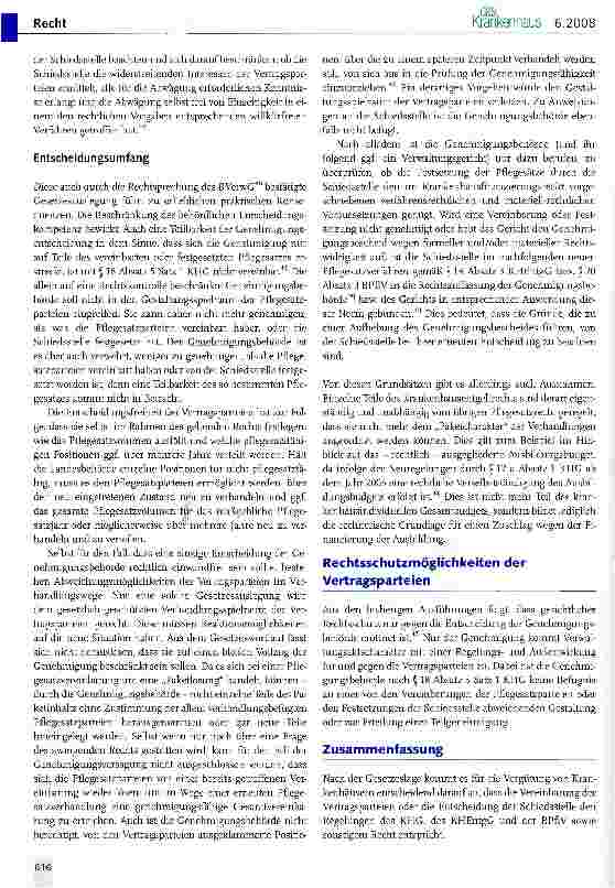 Vorschauseite 5: Rechtliche Grundsätze des Genehmigungsverfahrens von Krankenhausentgelten