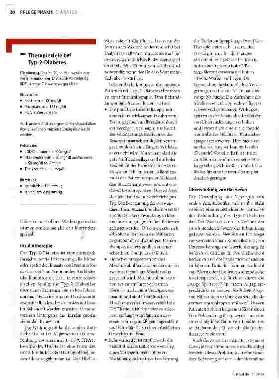 Vorschauseite 2: Einstieg in die Insulintherapie