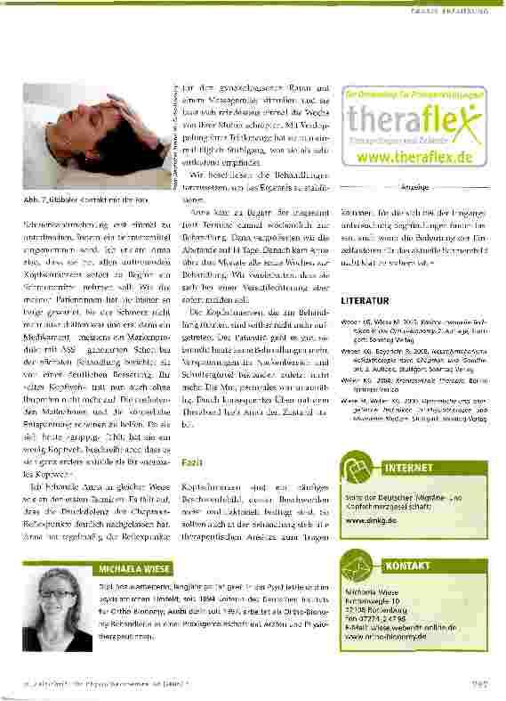 Vorschauseite 4: Rezidivierende Kopfschmerzen bei jungen Mädchen Patientenbeispiel