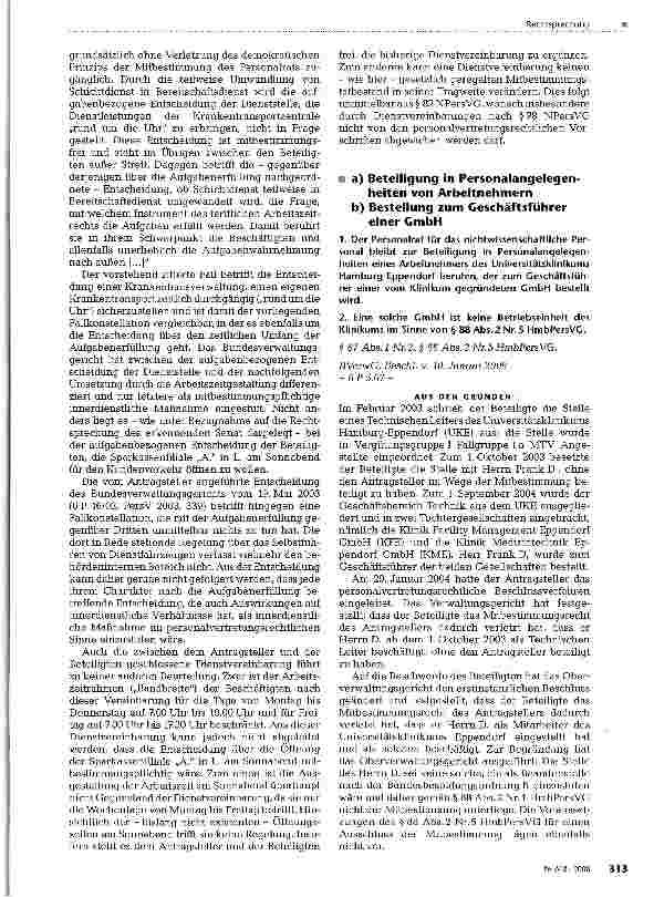 Vorschauseite 3: Mitbestimmung bei Öffnung einer Sparkasse an Sonnabenden