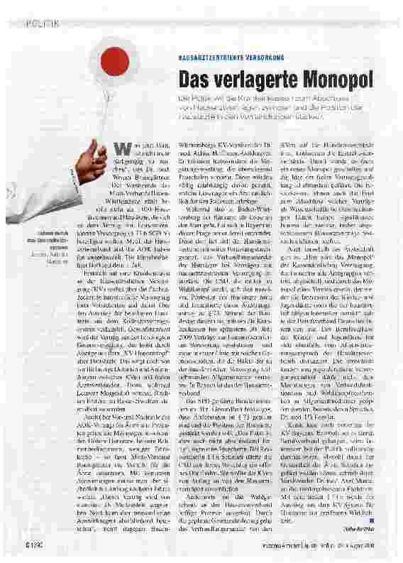 Vorschauseite 1: Das verlagerte Monopol