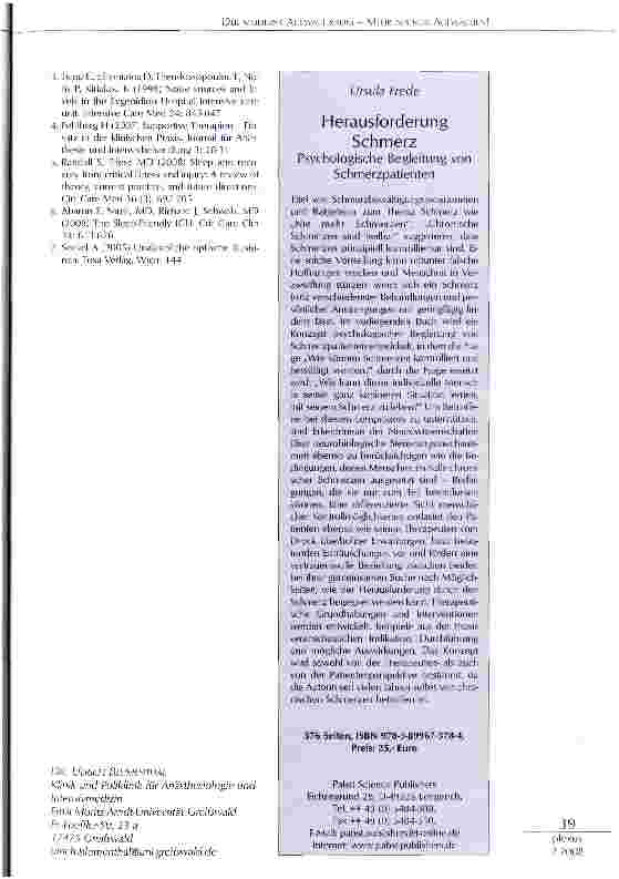 Vorschauseite 4: DER MODERNE AUFWACHRAUM -MEHR ALS NUR AUFWACHEN!