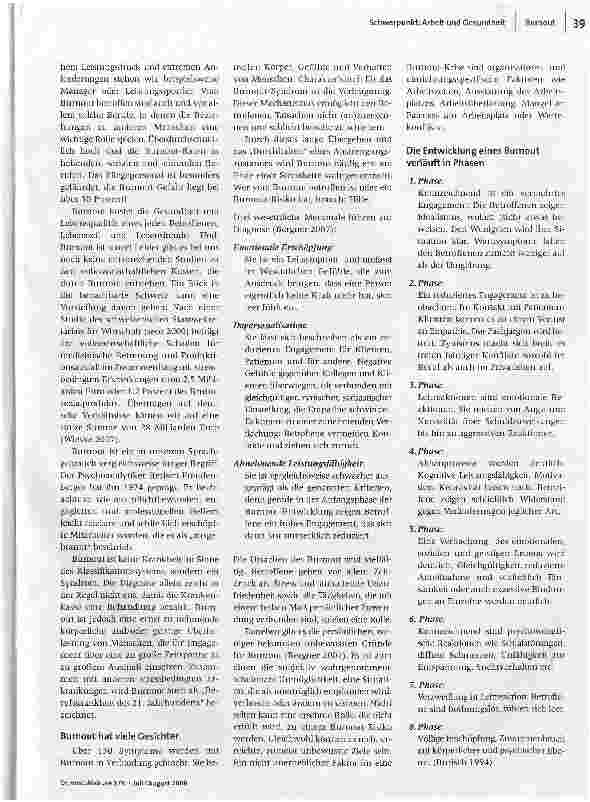 Vorschauseite 2: BurnoutErkennen, überwinden, vorbeugen