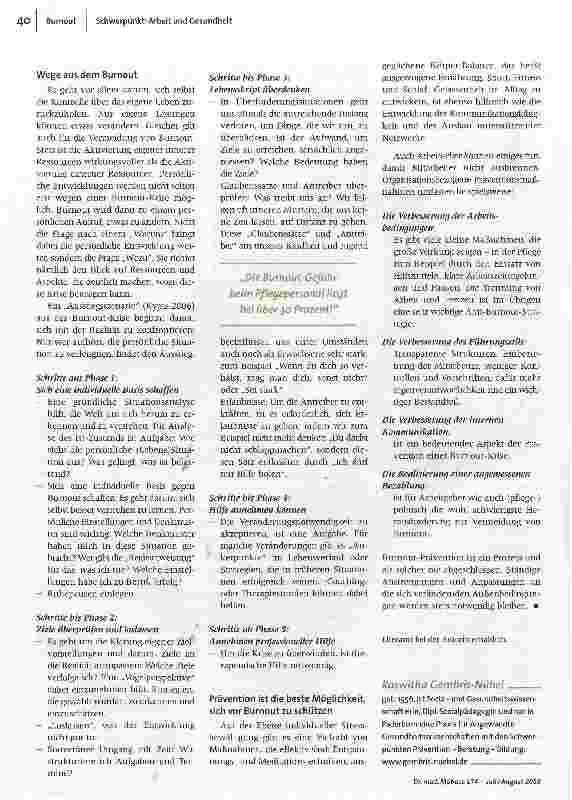 Vorschauseite 3: BurnoutErkennen, überwinden, vorbeugen