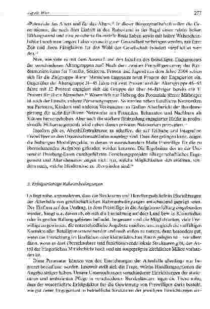 Vorschauseite 3: Bürgerschaftliches Engagement und Altersdemenz: Welche Helfer hat das Land?