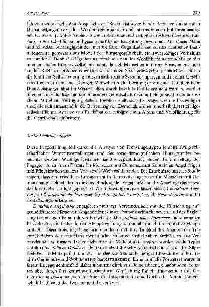 Vorschauseite 5: Bürgerschaftliches Engagement und Altersdemenz: Welche Helfer hat das Land?