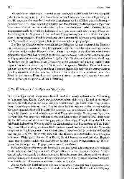 Vorschauseite 6: Bürgerschaftliches Engagement und Altersdemenz: Welche Helfer hat das Land?
