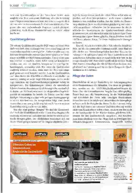 Vorschauseite 5: Klinikführer Rheinland: Qualität im VergleichInternetportal des Krankenhauszweckverbands Köln, Bonn und Region soll medizinische Leistungen und Qualität transparenter machen