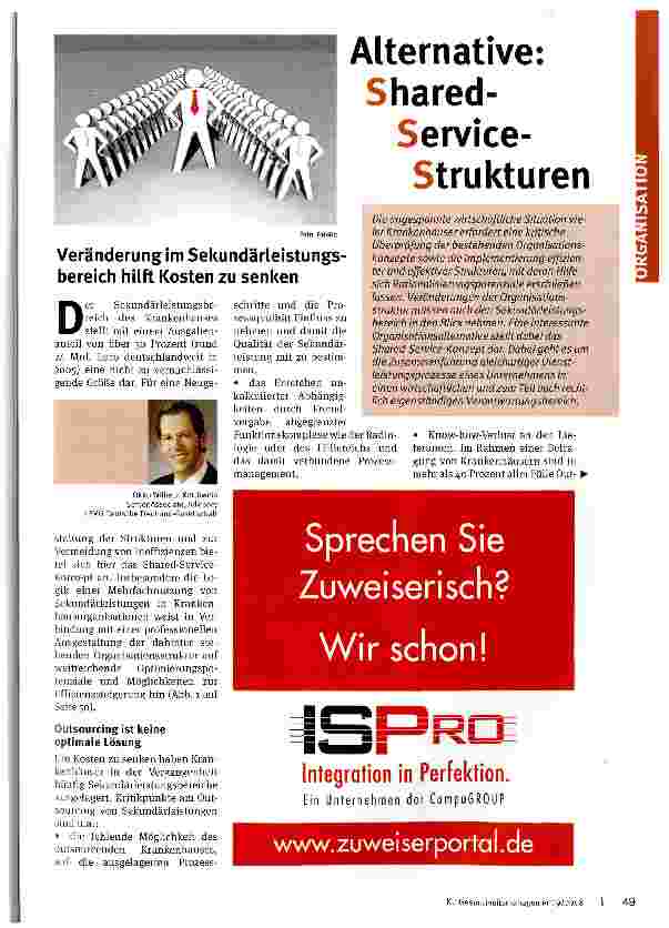 Vorschauseite 1: Alternative: Shared-Service-Strukturen