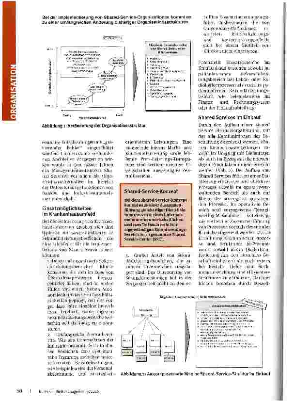 Vorschauseite 2: Alternative: Shared-Service-Strukturen