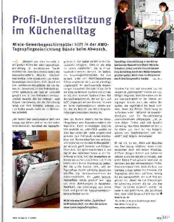 Vorschauseite 1: Profi-Unterstützung im Küchenalltag