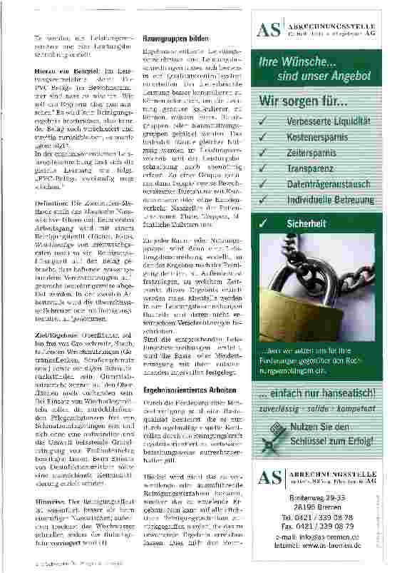 Vorschauseite 2: Ergebnisorientierte ReinigungSo viel wie nötig, so wenig wie möglich
