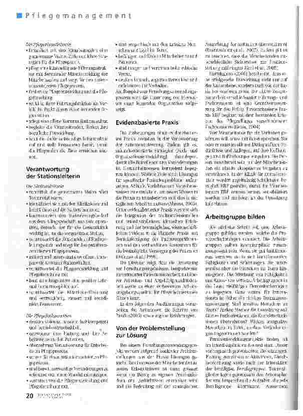 Vorschauseite 3: Als lernende Organisation entwickeln eine evidenzbasierte Praxis